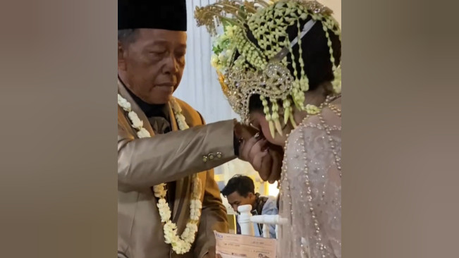 Pernikahan viral mahar 3 miliar. [Instagram]